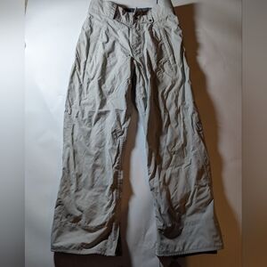 Burton Snowboarding Snow Ski Pants Women’s Size Small White Adjustable Waist
